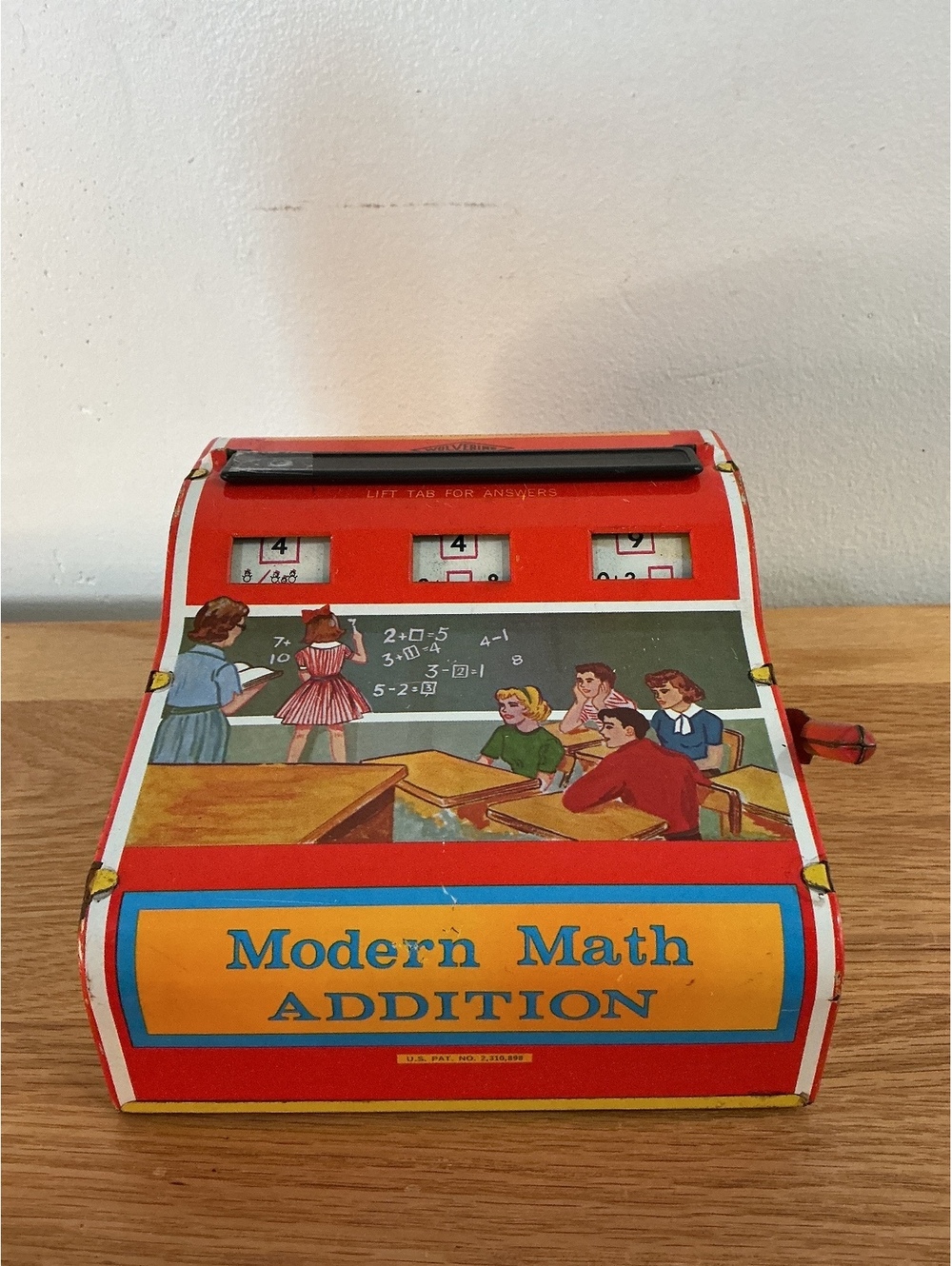 Vintage Modern Math Addition mechanical toy